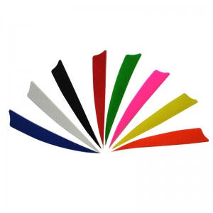 Nika Tiro con l\'arco 172312 Scudo di piume da 4 pollici per tiro con l\'arco Tutti i tipi di freccia Fletching Shooting