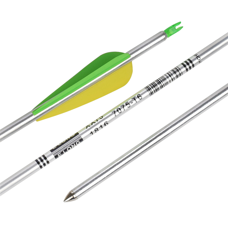 Elong Outdoor 116062 30 pollici SP650 Freccia in alluminio Arrow Colore argento per tiro con l\'arco Shooting