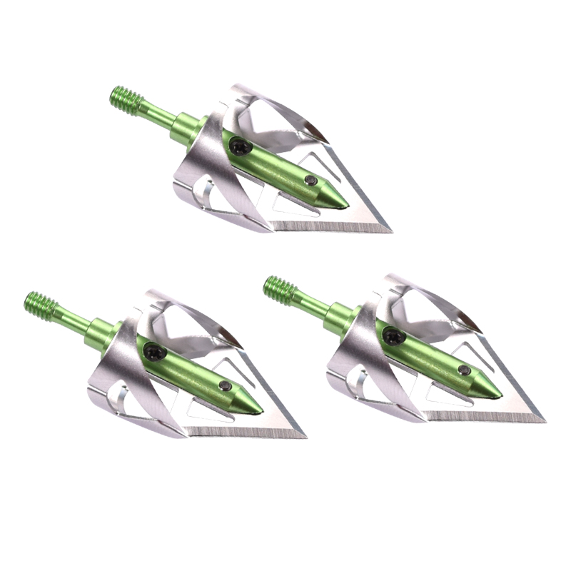 Nika Tiro con l\'arco 15B025 100 Broadhead di grano BullHead Bullone Bullone Bullone da caccia BLUSBOW BLUSBOW ARROR TIPS Hunt