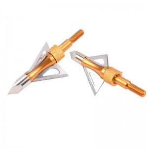Nika Tiro con l\'arco 15B030 100 cereali in acciaio inox Broadheads Bullone BLult Bolt Bolt Bolt Bolt