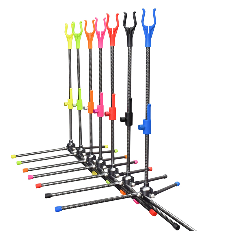 Nika tiro con l\'arco 46st06 3K Carbon Current Bow Stand per Achery Recurve Bow Holder