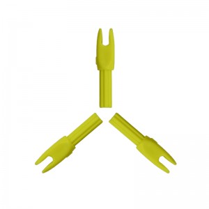 Nika Tiro con l\'arco 14N808 Inserire la freccia di plastica Nock per tiro con l\'arco Frecce di carbonio Scatto