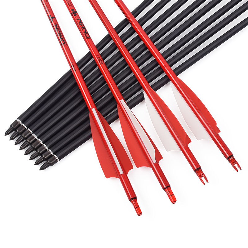 Elongarrow 115500-32 30 pollici od7.8mm composto ricurva arco tiro tiro con tiro con tiro con l\'arco frecce