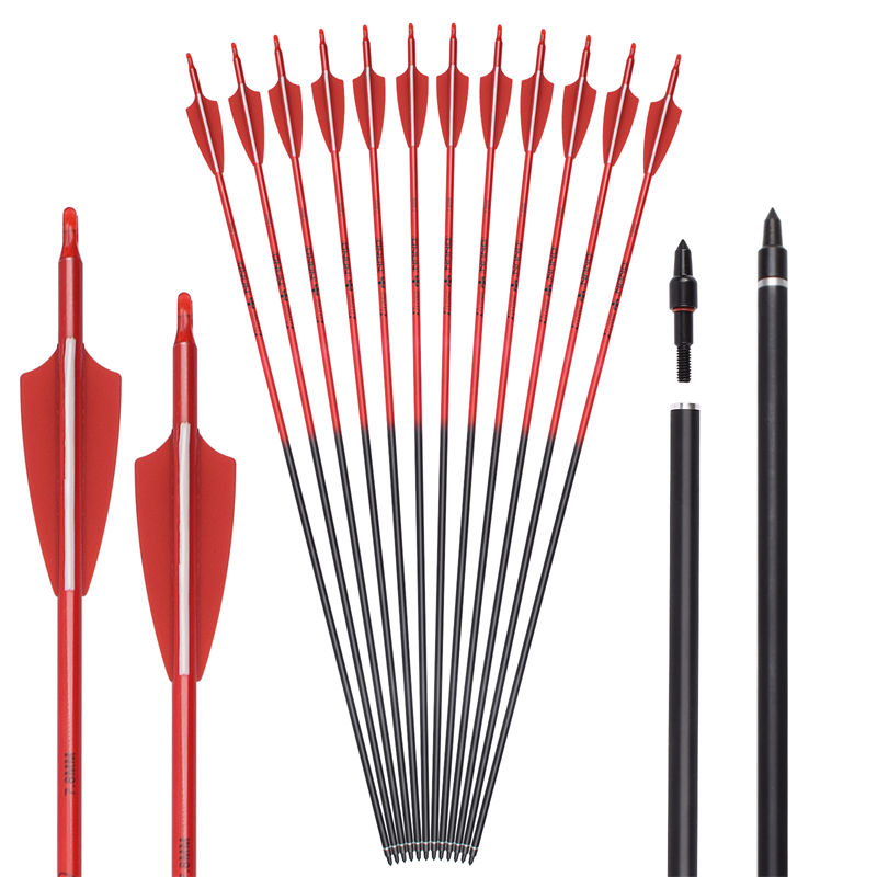 Elongarrow 115500-32 30 pollici od7.8mm composto ricurva arco tiro tiro con tiro con tiro con l\'arco frecce