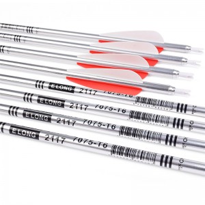 Elongarrow 2117 30 pollici freccia di alluminio per tiro bersaglio