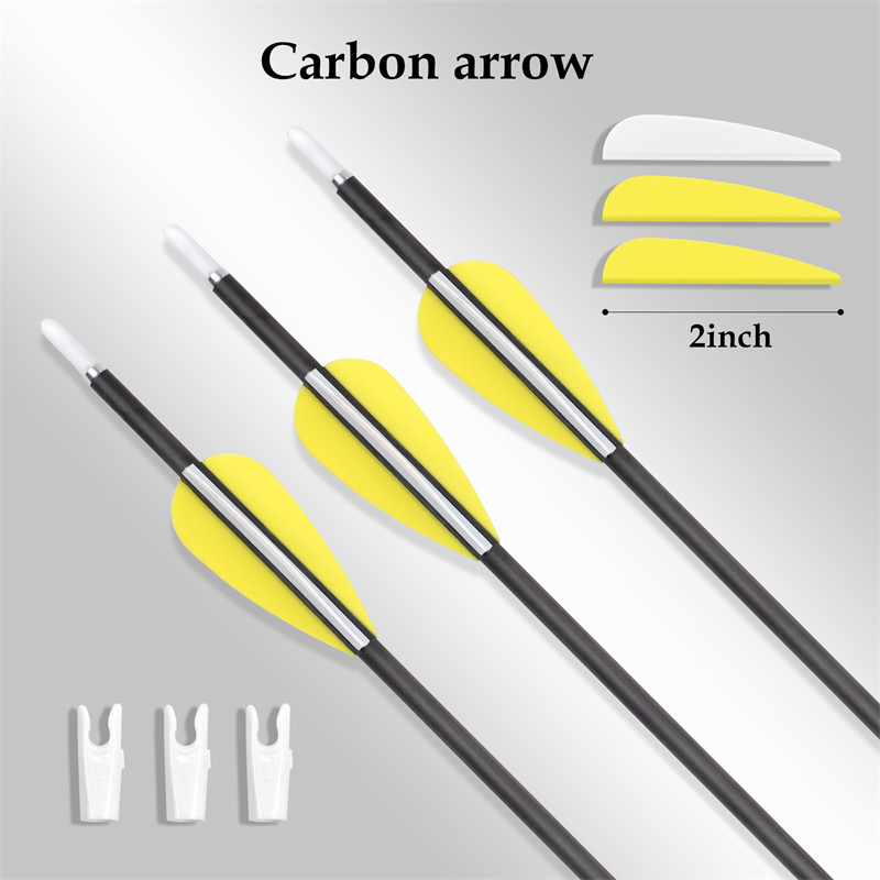 3,2 mm freccia di carbonio puro